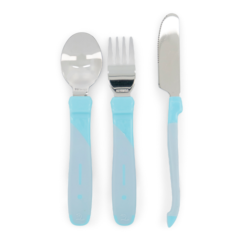 Learn Cutlery Stainless Steel 12M+ -innovative baby products 100% made in sweden