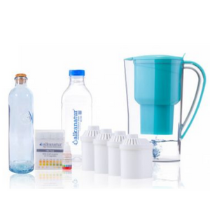 
                  
                    Alkanatur Pitcher with Pack of Filters and OmWater Gratitude Bottle bundle
                  
                