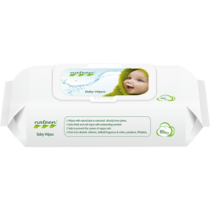 
                  
                    nateen baby wipes soft al natural aloe extract extra thick ans soft prevent nappy rash free from alcohol, chlorine, artificial fragrances, colors, parabens phtalates
                  
                