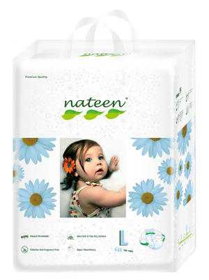 
                  
                    Nateen Premium Diapers - Large (7 - 18 kg | 15 - 40 lbs)
                  
                