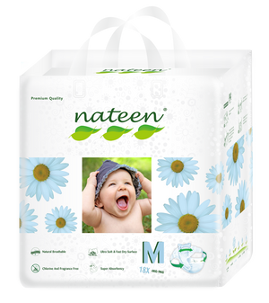 
                  
                    Nateen Premium Diapers Medium (4 - 9 kg | 9 - 20 lbs)
                  
                