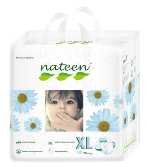 
                  
                    Nateen Premium Diapers XL (12 - 25 kg | 25 - 55 lbs)
                  
                