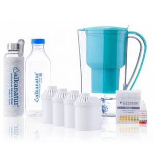 
                  
                    Alkanatur Pitcher with Pack of Filters and Borosilicate Glass Bottle bundle
                  
                