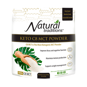 
                  
                    Natural Traditions: Keto C8 MCT Powder
                  
                